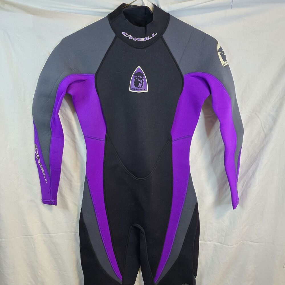 O'Neill Womens Reactor Spring Wetsuit Black/Violet Size 12